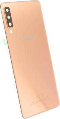 Flipkart SmartBuy SAMSUNG Galaxy A7 2018 With Camera Ring lens Glass Back Panel(Gold)