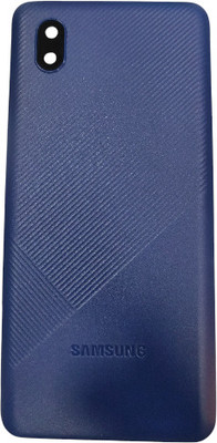 MJ PREMIUM QUALITY Mj premium quality Samsang- m01core Back Panel(Blue)