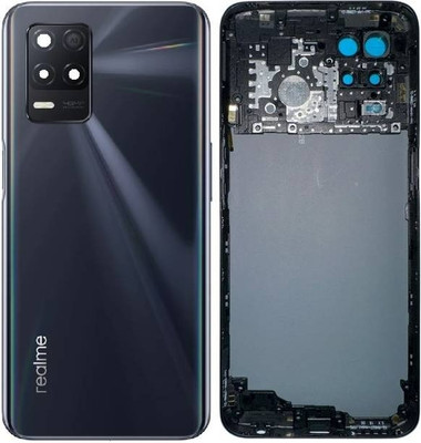 SRaccessories Realme 8 5G (Housing Body) (Side Keys with Middle Body) Full Panel(Supersonic Black)