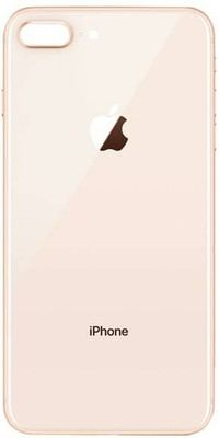SRaccessories Apple iPhone 8 Plus (Glass) Back Panel(Gold)