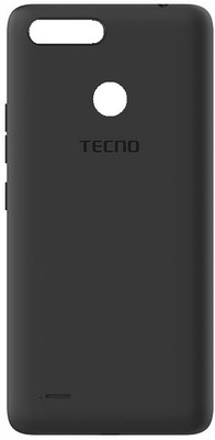 Sandreezz Tecno Pop 2 F (B1F) (with Proper Logo) Back Panel(Midnight Black)