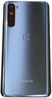 KezeMize OnePlus Nord (Best Quality)(With Camera Lens)(With Proper Logo) Back Panel(Gray Onyx)