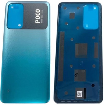 Sandreezz Poco M4 Pro (5G) (Best Quality) (with Proper Logo) Back Panel(Cool Blue)