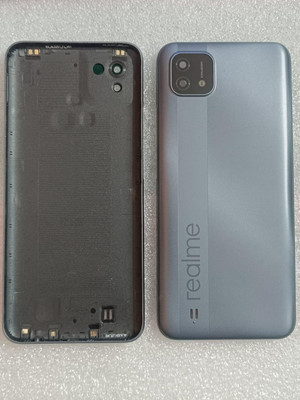 SRaccessories Realme C20 Back Panel(BLACK)