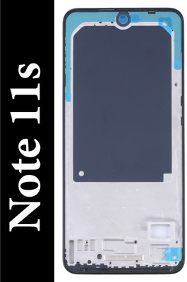 Unique4Ever Redmi Note 11s LCD Frame Bezel Plate Front Panel(Black)