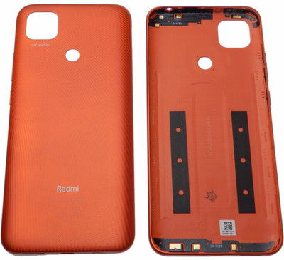 KezeMize Xiaomi Redmi 9 / 9C (with Proper Logo) Back Panel(Orange)
