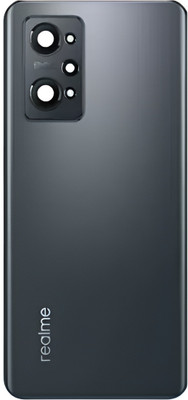 SRaccessories Realme GT Neo 2 (glass ) (With Camera lens Ring) Back Panel(Black)