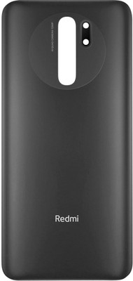 Suffain XIAOMI REDMI 9 PRIME WITH PROPER LOGO Back Panel(MATT BLACK)