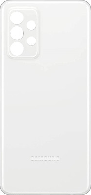 Sandreezz Samsung Galaxy A52 (with Proper Logo) Back Panel(Awesome White)