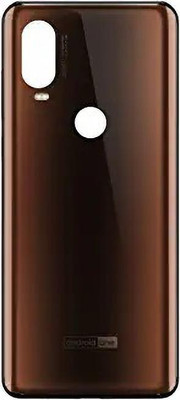 AAA Spares Motorola Moto One Vision (PAFB0022IN) Back Panel(Brown)