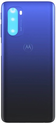 HQP for Motorola Moto G51 4G / Moto G51 5G ( XT2171-2 ) Battery Back Door Replacement [ With Volume + Power Key and Fingerprint Key ] Back Panel(Indigo Blue)