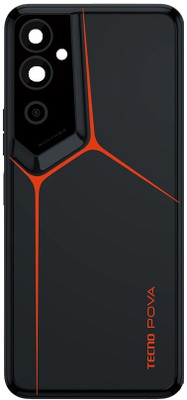 Sandreezz Tecno Pova Neo 2 (LG6) (with Proper Logo) Back Panel(Orange Magma)