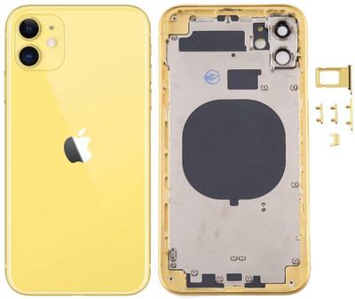 Flipkart SmartBuy Apple iPhone 11 (with SIM Card Tray & Side keys & Camera Lens) Full Panel(Yellow)