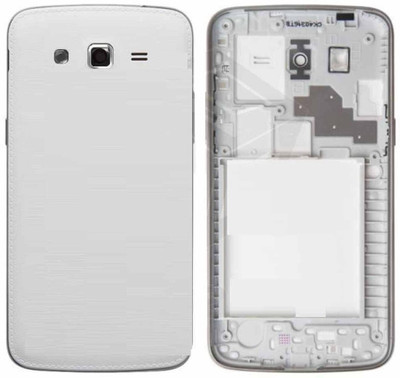 imbi Samsung Grand 2 Power and Volume Button Camera Glass Full Panel(White)