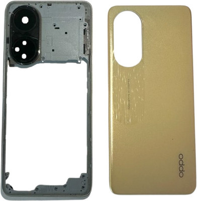Sandreezz OPPO F23 (5G) With Middle Ring Camera Lens & Side Volume Power Buttons Full Panel(Bold Gold)