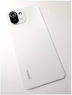 SPAREWARE Spareware Redmi 11 Lite : Mirror White (With Camera Lens) Back Panel(White)