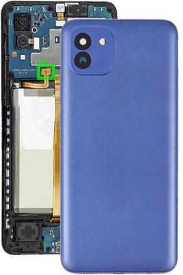 SPAREWARE Samsung Galaxy A03 : Blue (WITH ALL BRAND LOGO) Back Panel(Blue)