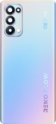 Tworld Oppo Reno5 Pro 5G ( PDSM00, PDST00, CPH2201 ) - [ With Camera Glass & Adhesive Tape ] Battery Replacement Glass Door Back Panel(Starry Dream)