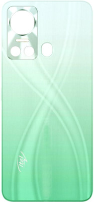 HQP for Itel S18 ( S663L ) [ With Volume + Power Key and Camera Lens Cover ] Battery Back Door Replacement Back Panel(Mint Green)