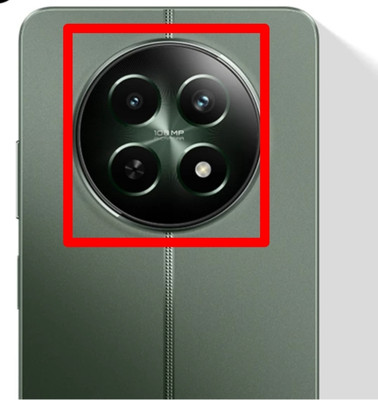 BLACKCLOUD Realme 12 green Back Panel(Green)