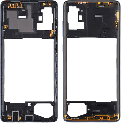 Flipkart SmartBuy Samsung Galaxy A71 Middle Ring Back Panel(Black)