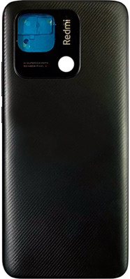 HQP for Xiaomi Redmi 10C ( 220333QAG, 220333QBI, 220333QNY, 220333QL ) Battery Back Door Replacement [ With Volume & Power Key and Camera Lens Cover ] Back Panel(Graphite Gray)