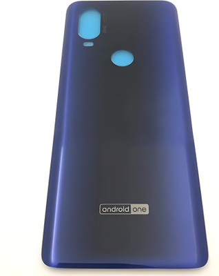 SRaccessories Motorola Moto One Vision Back Panel(Blue)
