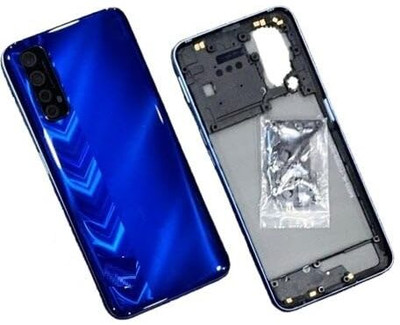 AceKing realme NARZO 20 PRO BACK PANEL WITH RING SIDE KEY BUTTON COMPATIBLE BACK FULL BODY Back Panel(BLUE)