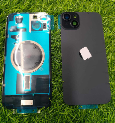 SPAREASP Iphone 15 With Wireless Magnet and Camera Fitting Lens Back Panel(Black)