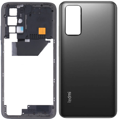 SPAREWARE REDMI Redmi Mi Note 11 -Black (MIDDLE RING +BACK PANEL) Back Panel(Black)