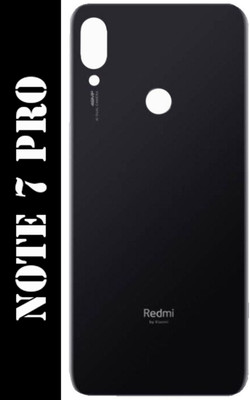 Flipkart SmartBuy Redmi Note 7 Pro Glass Back Panel(Space Black)