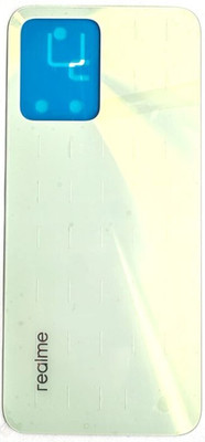 KezeMize Realme C35 (Best Quality)(With Proper Logo) Back Panel(Glowing Green)