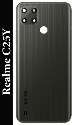Flipkart SmartBuy realme C25Y ( With Side Volume & Power Buttons Camera Lens ) Back Panel(Metal Gray)