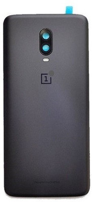 Sandreezz OnePlus 6T Original (Glass) (with Proper Logo) Back Panel(Midnight Black)