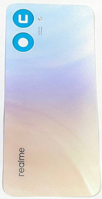 BworldY Realme 10 Back Panel(Clash White)