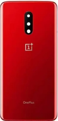 SRaccessories ONEPLUS 7 Original (Glass) WITH CAMERA LENS Back Panel(Red)