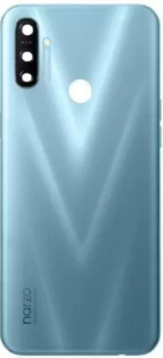 SRaccessories Realme Narzo 20A (with Proper Logo) Back Panel(Blue)