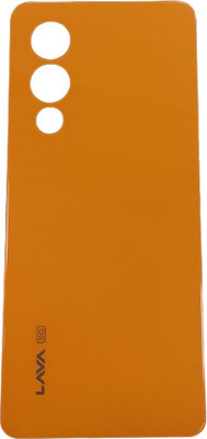 IncMart LAVA Storm 5G Back glass Back Panel(Orange)