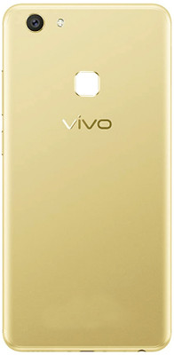 HQP for Vivo V7 ( 1718 ) Battery Back Door Replacement [ With Volume + Power Key and Camera Glass ] Back Panel(Champagne Gold)