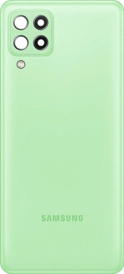 HQP for Samsung Galaxy A22 4G ( SM-A225F SM-A225F/DS, SM-A225M, SM-A225M/DS ) [ With Pre Installed Adhesive Tape and Camera Glass ] Battery Back Door Replacement Back Panel(Light Green)