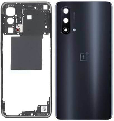 SPAREASP OnePlus Nord CE 5G Full Body (Ring+Panel) With Camera Lens Back Panel(Black)