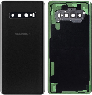 SMART SAMSUNG Galaxy S10 Plus / SM-G975F ( With Camera Ring Cover Lens ) OG Back Panel(Black)