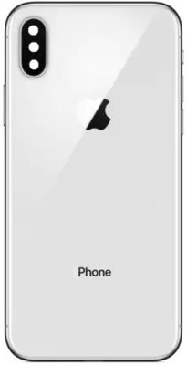Sandreezz Apple iPhone X (With All & Side Volume Power Buttons) (Best Quality) Full Panel(Silver)
