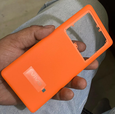 SRaccessories Vivo X80 Pro Back Panel(Orange)