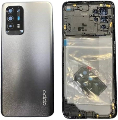 Unique4Ever Oppo F19 Pro Plus ( 5G With Middle Ring & Volume Power buttons ) Housing Body Full Panel(Fluid Black)