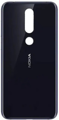 Flipkart SmartBuy Nokia 6.1 Plus (Glass) Back Panel(Blue)