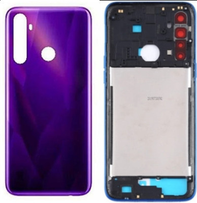 Zeflotecch Realme Realme 5 - Purple (Ring With Panel) Back Panel(Purple)