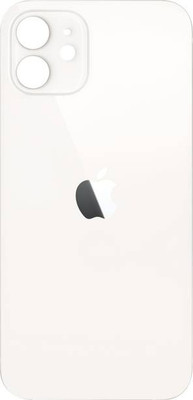 SRaccessories Apple iPhone 12 Mini (Glass) Back Panel(White)