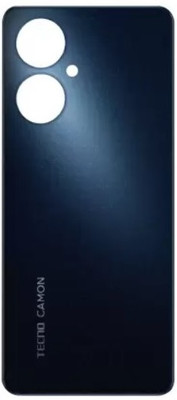 Sandreezz Tecno Camon 19 (CI6) (with Proper Logo) Back Panel(Eco Black)