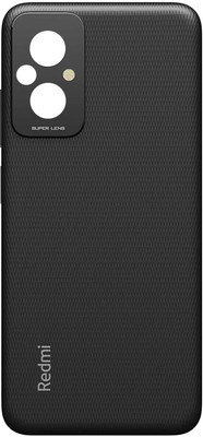 Unique4Ever REDMI 11 PRIME Back Panel(Flashy Black)